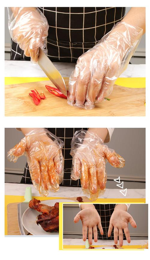 食品级外卖龙虾手套图片